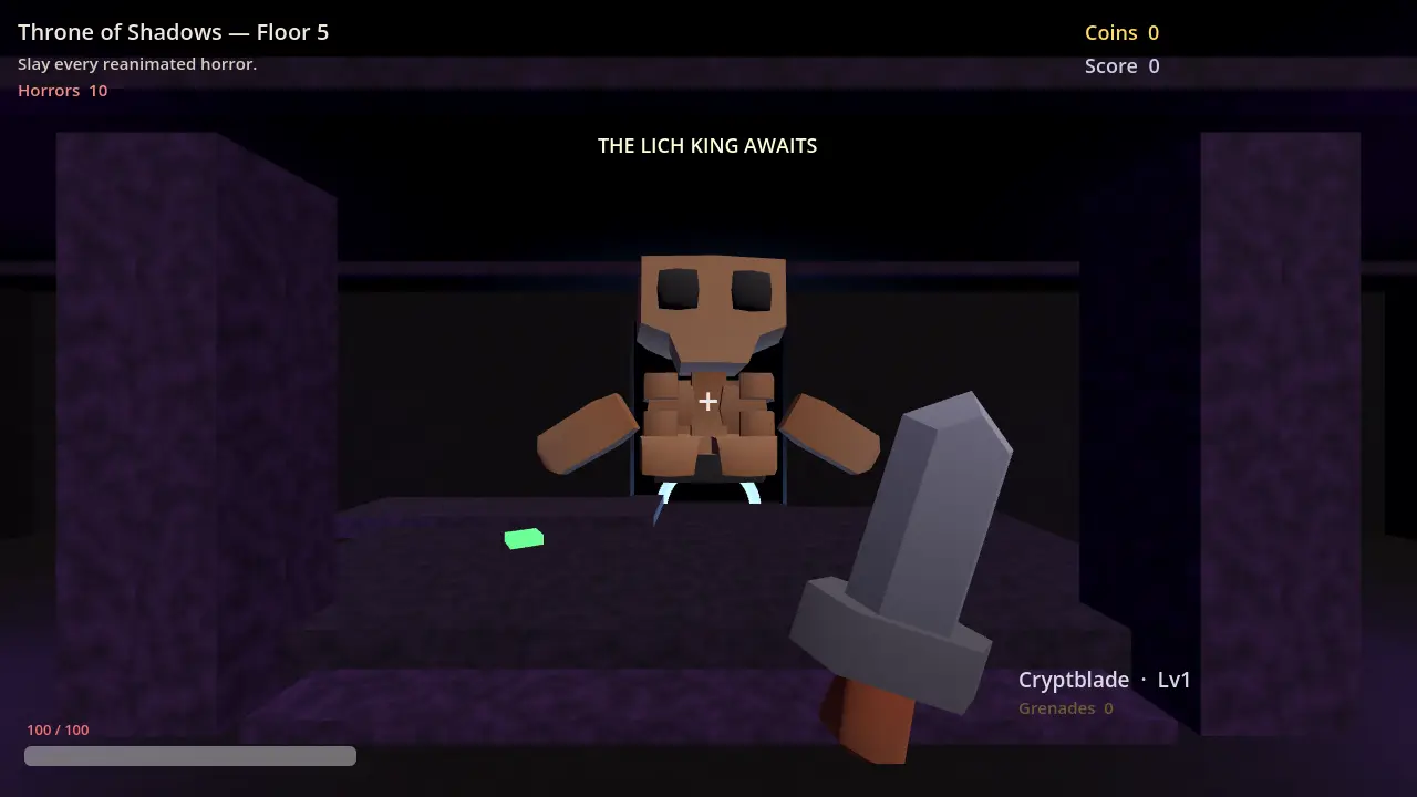 GloamCrypt: Descent — screenshot