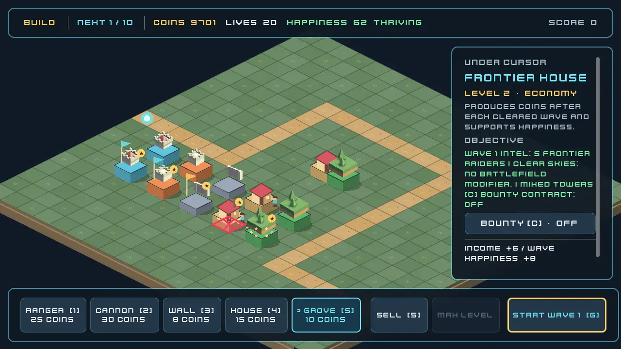 Voxel Frontier — screenshot