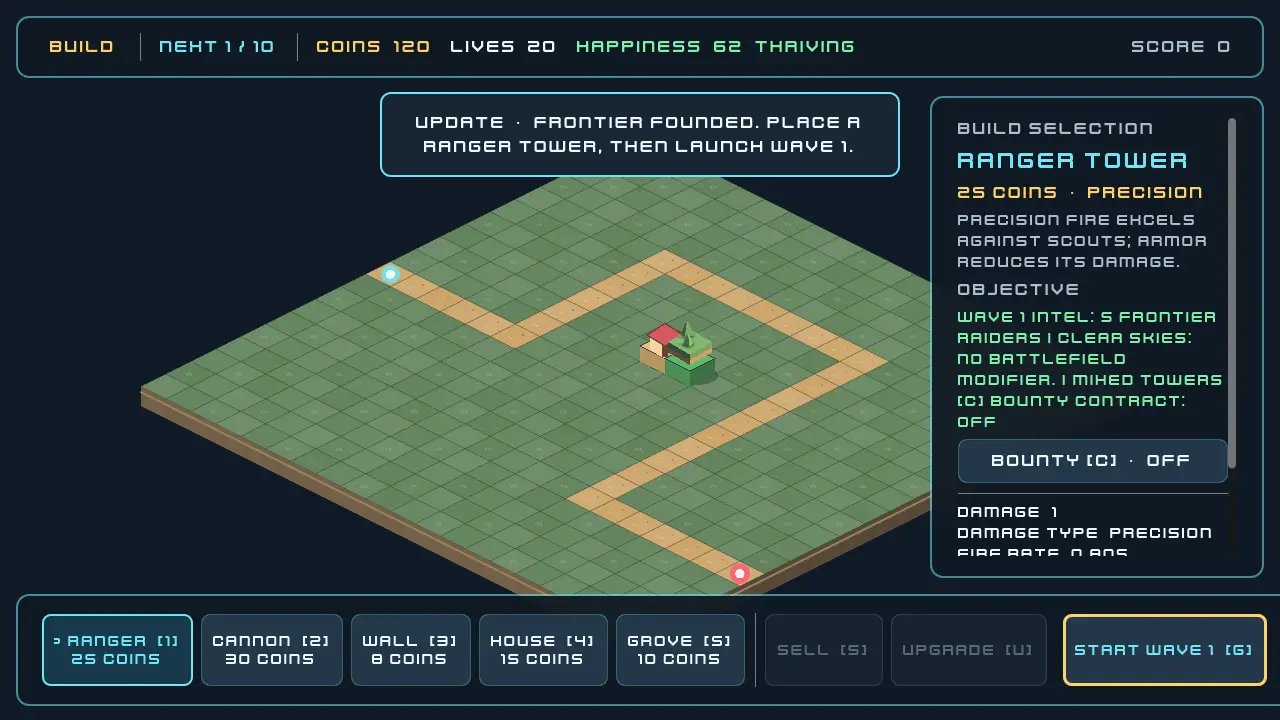 Voxel Frontier — screenshot